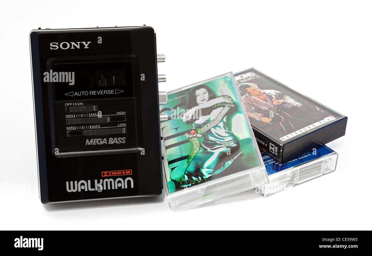 A ottanta WALKMAN Sony lettore di cassette Foto Stock