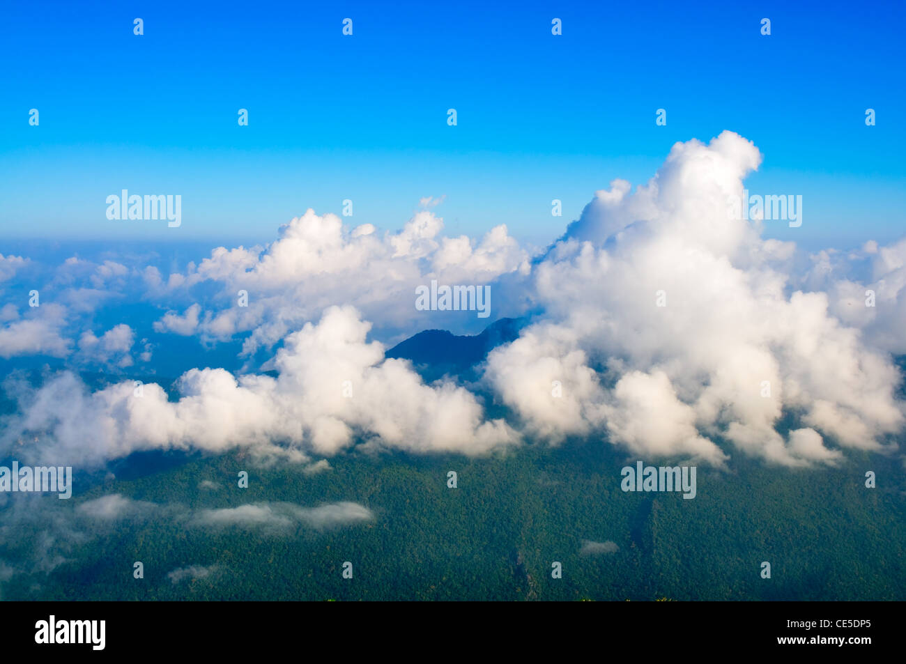 Scena di 'Chiang Dao' mountain, Thailandia Foto Stock