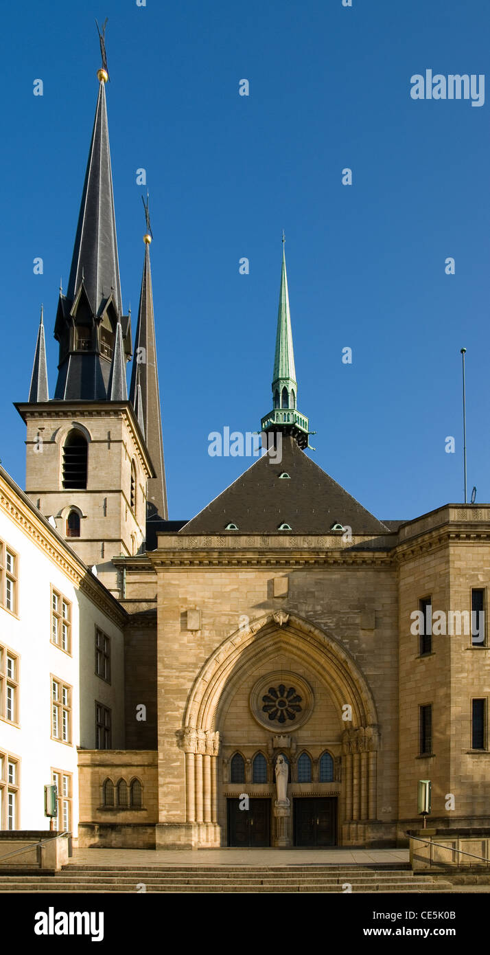 La cattedrale di Notre Dame, Lussemburgo Foto Stock