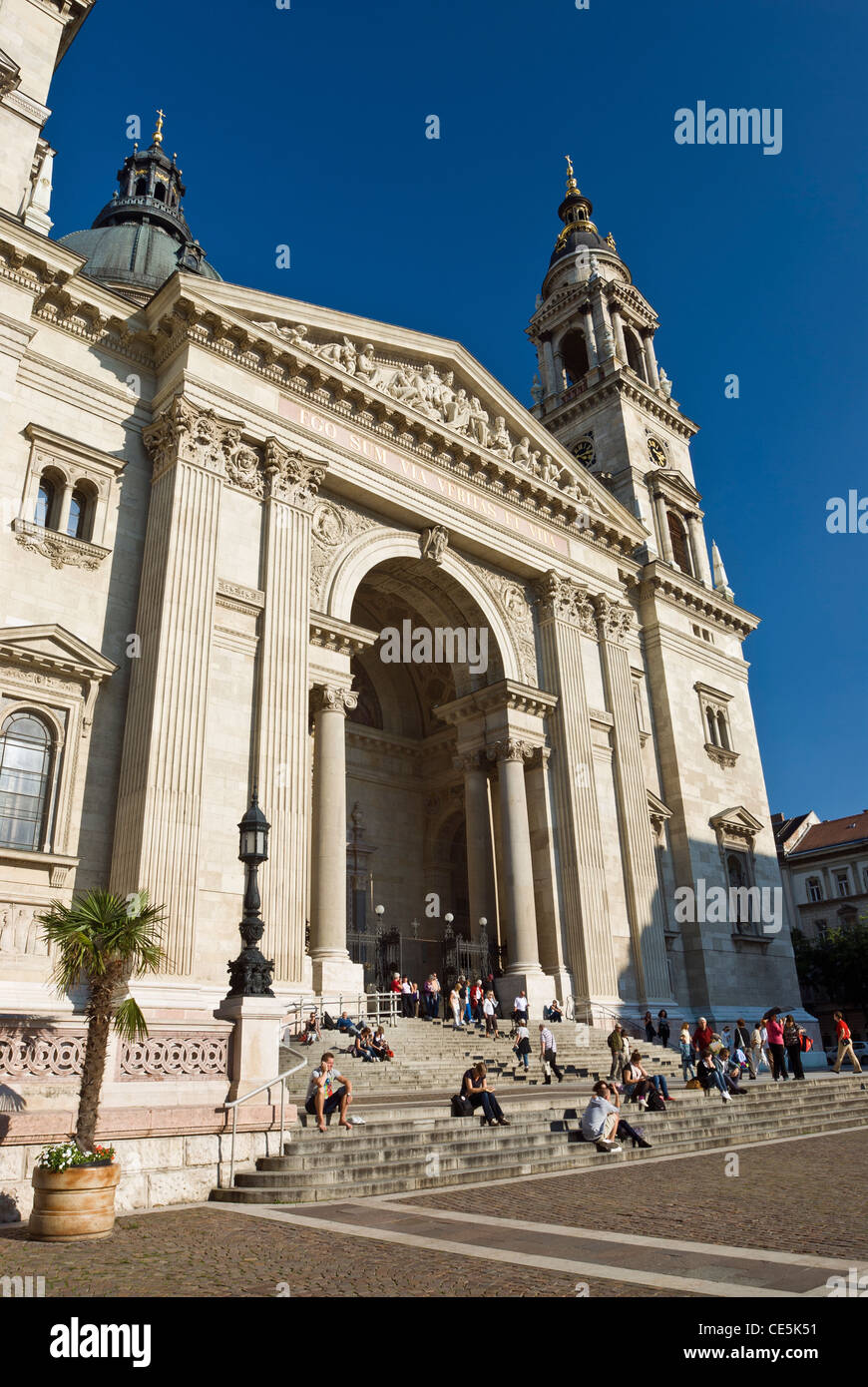 Dalla Basilica di Santo Stefano, (Szent Istvan Bazilika), Budapest, Ungheria. Foto Stock