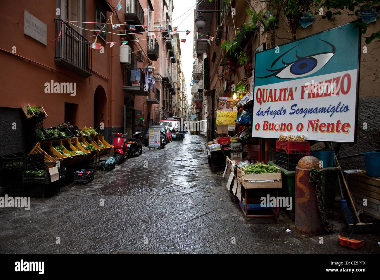 Napoli Napoli ITALIA STREET VENDING Foto Stock