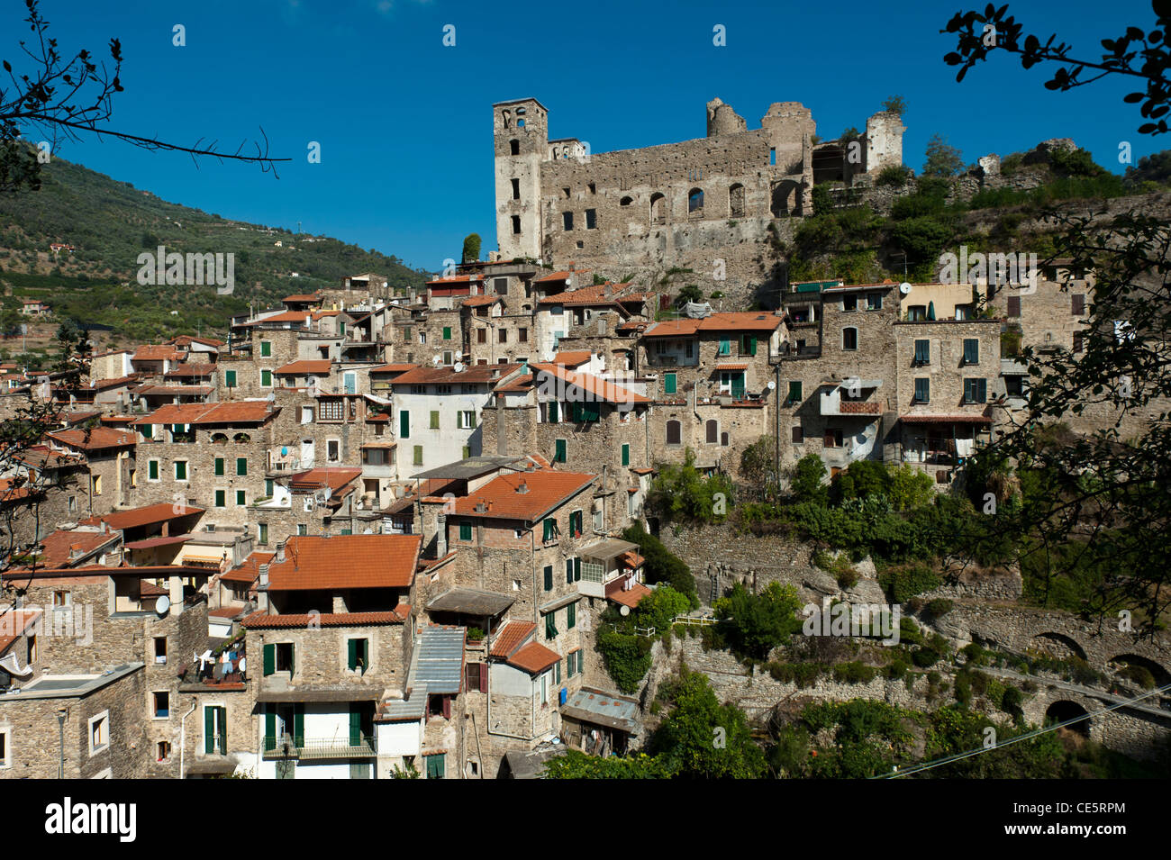 Dolceacqua, Provincia di Imperia, Italia, Europa Foto Stock