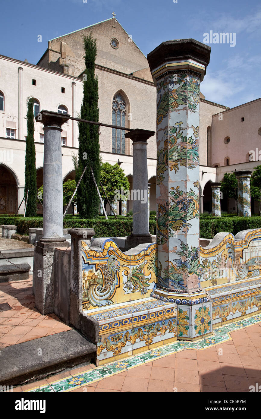 Napoli Napoli ITALIA MONASTERO DI SANTA CHIARA Foto Stock