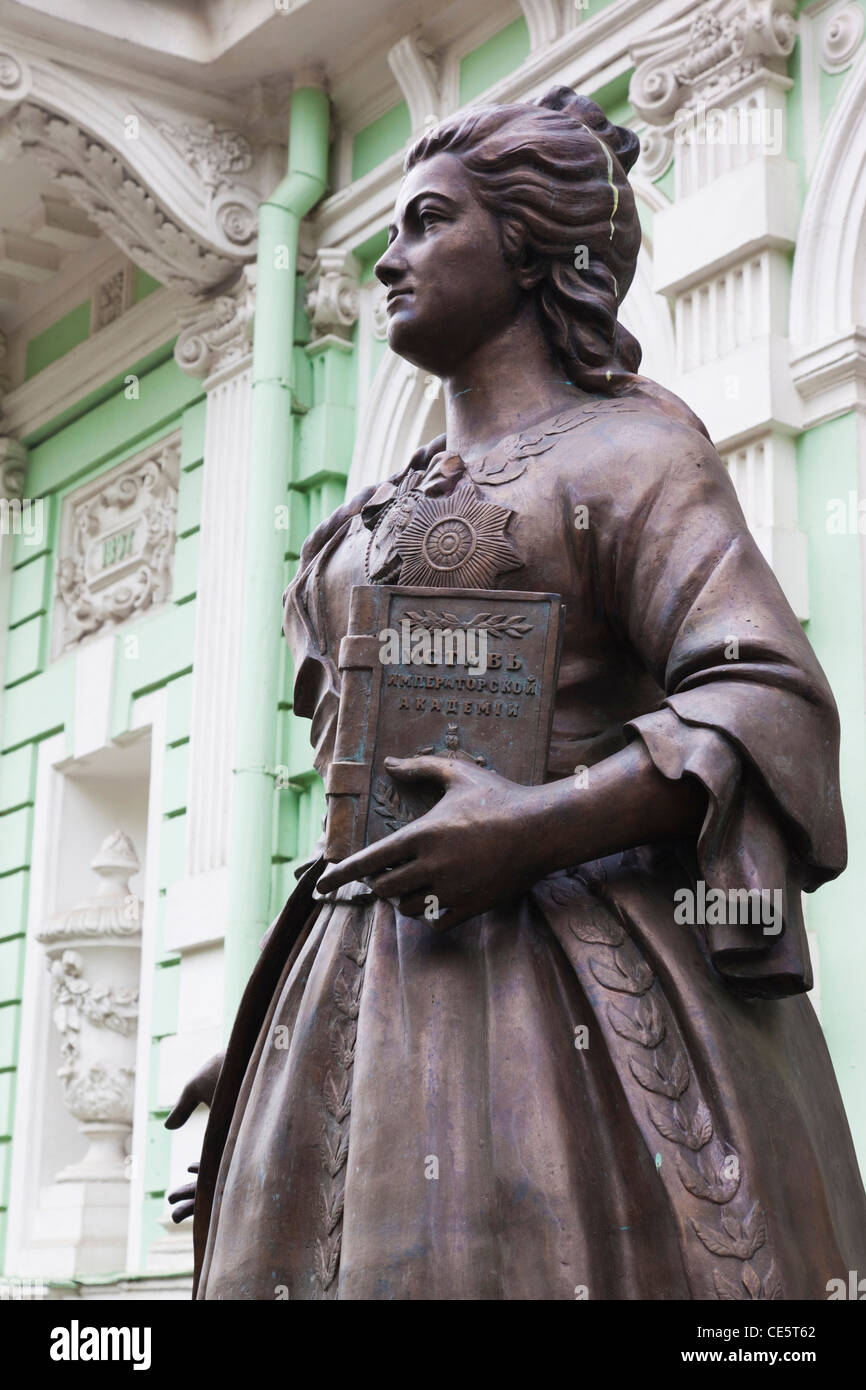 La Russia, Mosca, Presnya-zona, Studio di Zurab Tsereteli, Russo Super-artista, scultura di Czarina Caterina la Grande Foto Stock