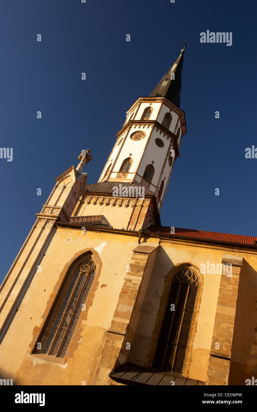 La città vecchia chiesa in Levoca in Slovacchia Foto Stock