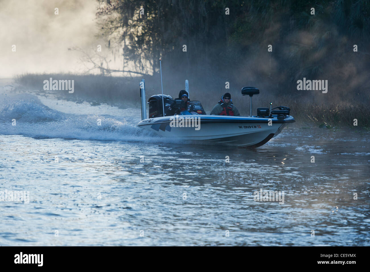 2012 Bassmaster Southern Open Torneo di pesca su Haines Creek e la catena di laghi in Lake County Leesburg, Florida. Foto Stock