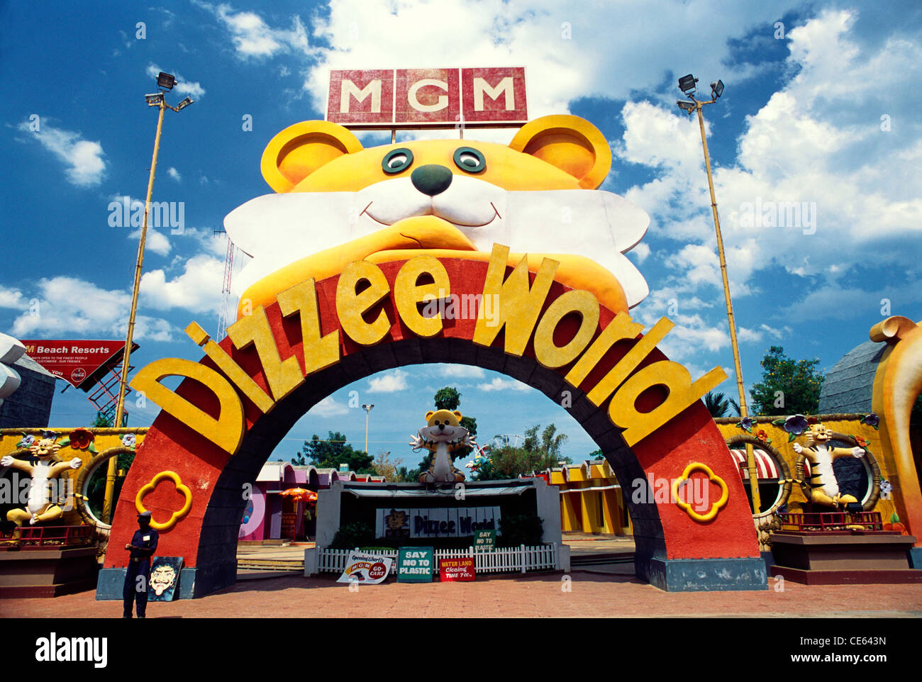 MGM Dizzee World Water Theme Park ; Chennai ; Tamil Nadu ; India Foto Stock