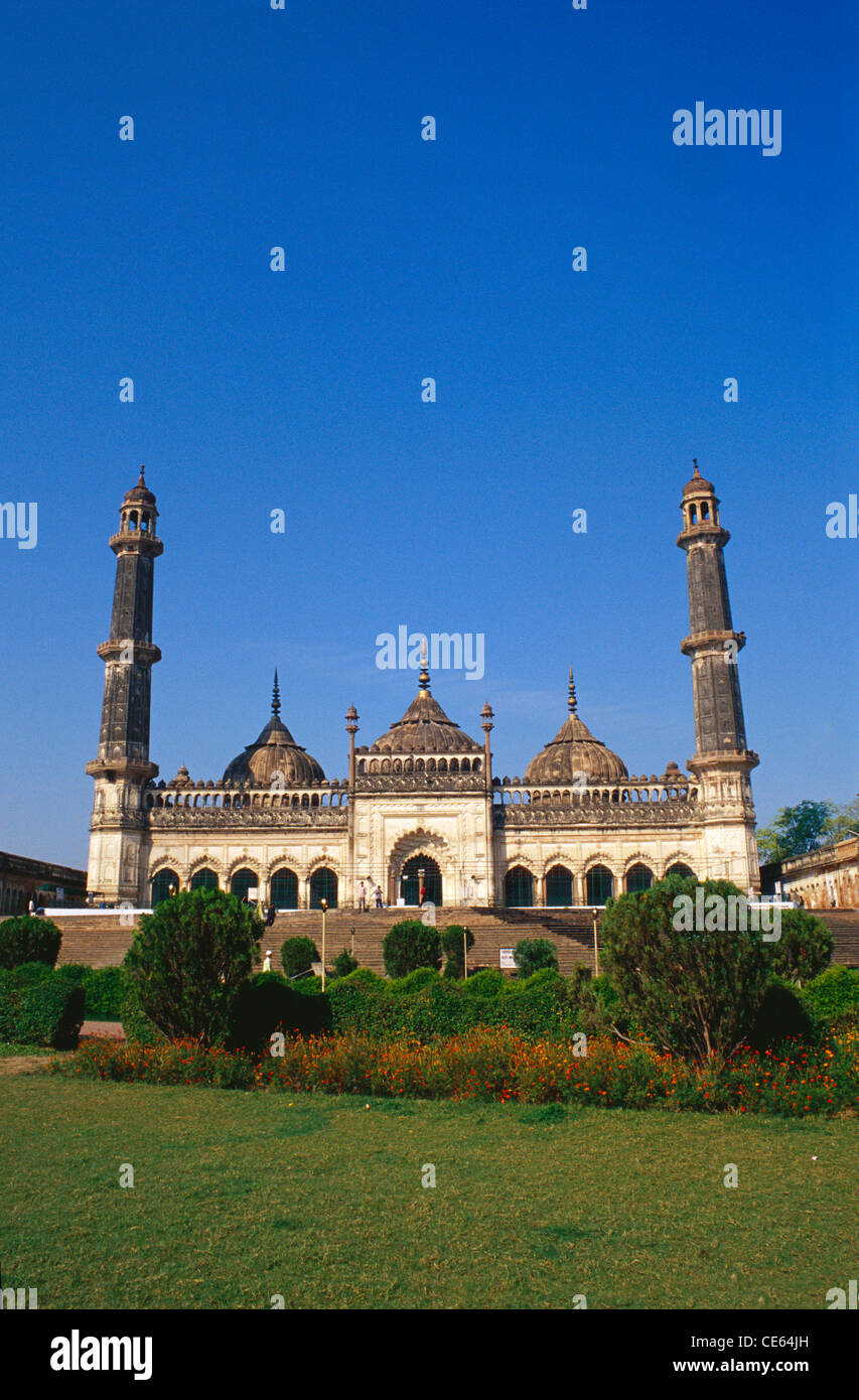 La moschea Asfi Bara Imambara Lucknow Uttar Pradesh, India Foto Stock