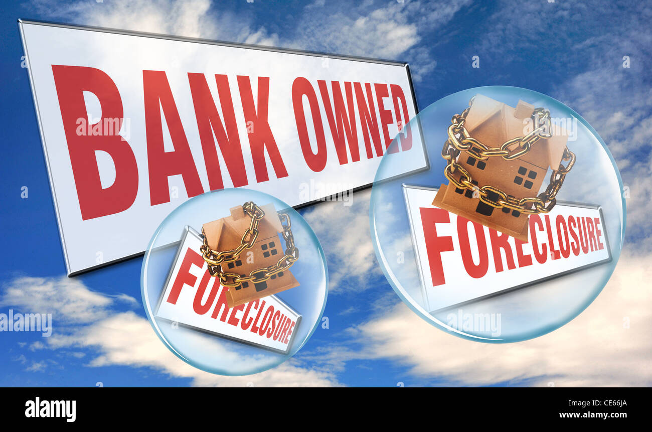 Alloggiamento bolla prezzi al ribasso. Foto Stock