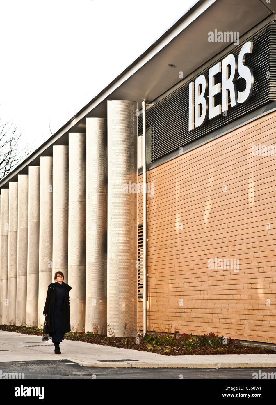 Il nuovo IBERS [Istituto di biologico, ambientale e scienze rurale ] edificio del campus di Aberystwyth University, Regno Unito Foto Stock