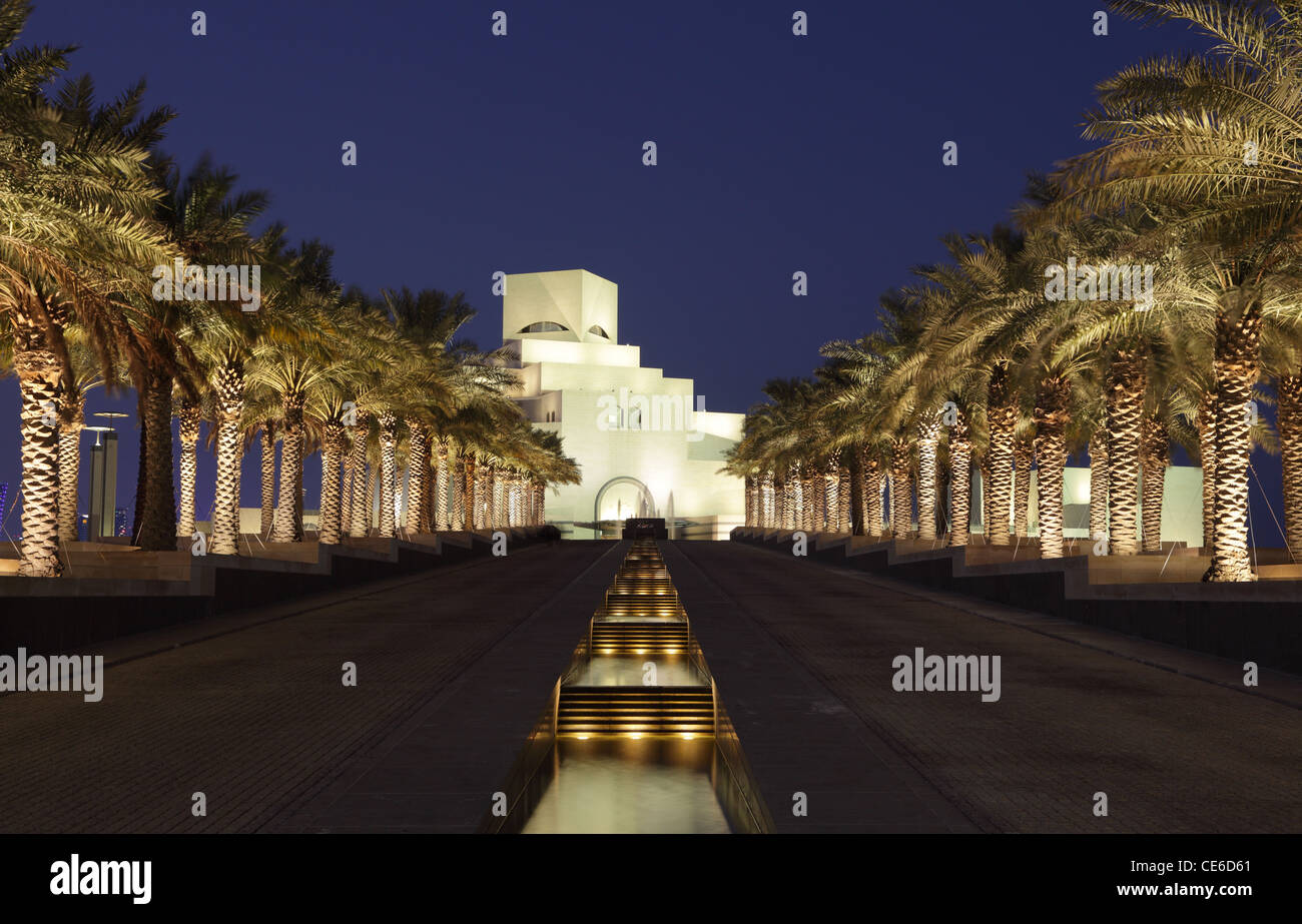 Il Museo di Arte Islamica a Doha, in Qatar Foto Stock
