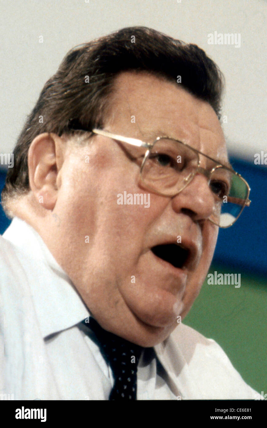 Franz Josef Strauss - 06.09.1915 - 03.10.1988: il ritratto del Primo Ministro bavarese e CSU Presidenti 1983 a Monaco di Baviera. Foto Stock