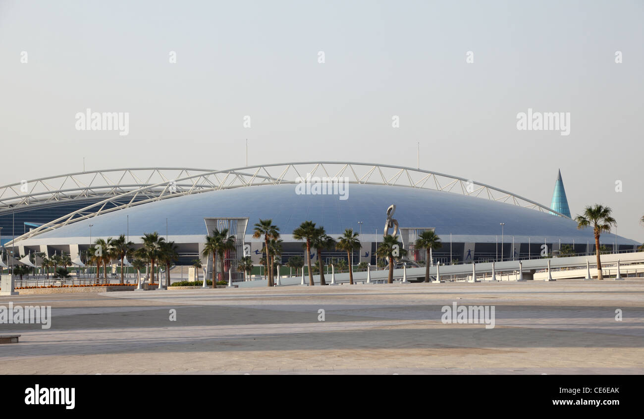 L'Aspire Dome e accademia per sport a Doha, in Qatar. Foto Stock