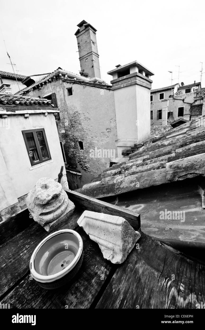 Venezia vista sul tetto Foto Stock
