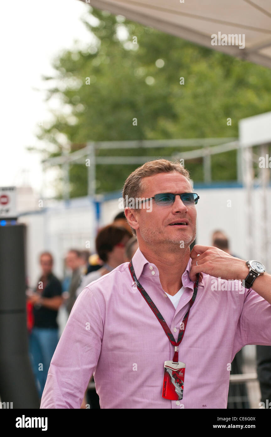 David Coulthard,Formula 1 di Formula Uno, circuito di Hockenheim, in Germania, in Europa Foto Stock