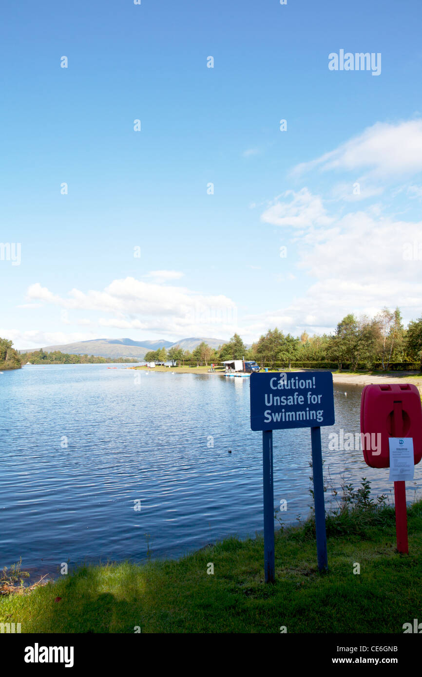 Loch Lomond e vista lago, Scozia, Ben Lomond in background Foto Stock