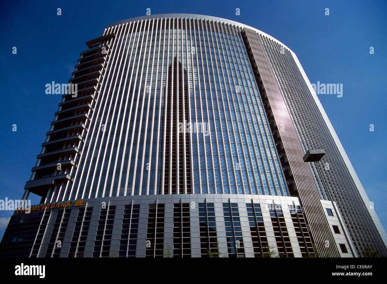 Torre della Commerzbank ; Francoforte sul meno ; Banca commerciale ; Francoforte ; Germania ; Europa Foto Stock