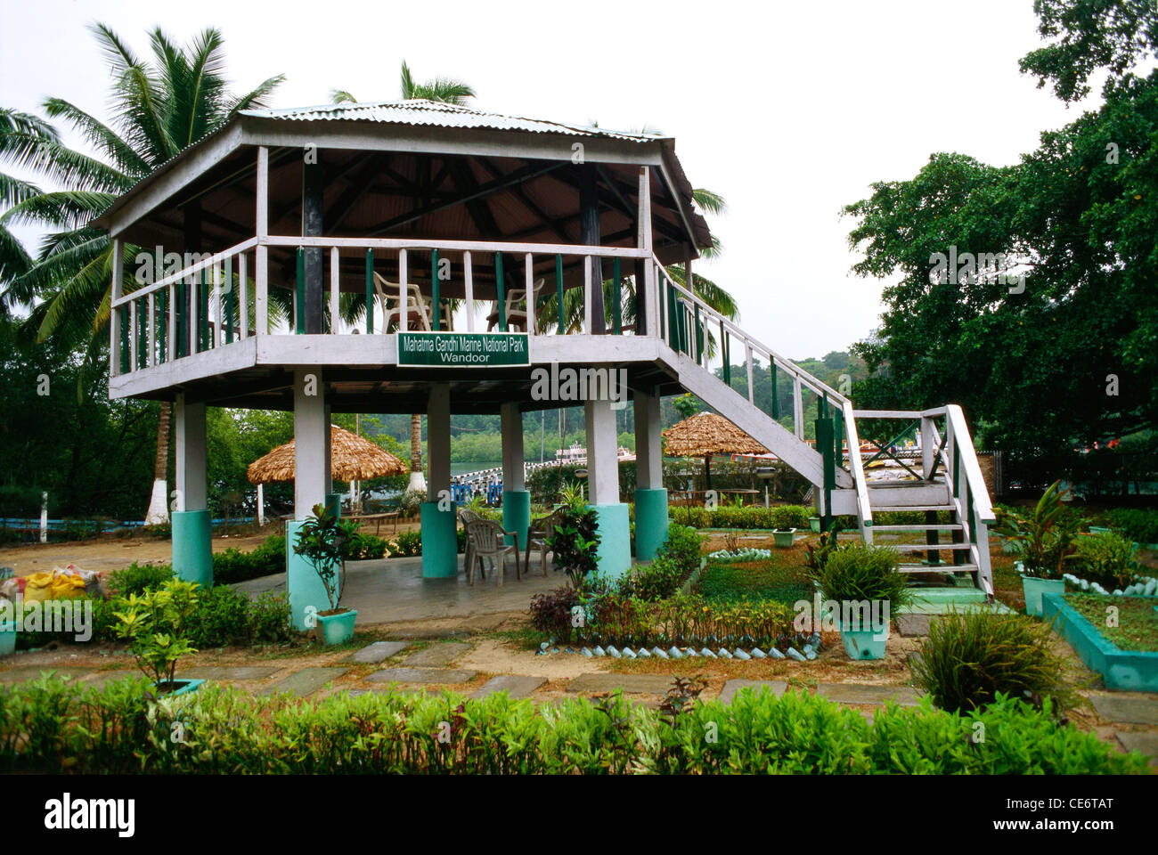 MAA 87968 : Gandhi Memorial marina Parco nazionale ; Wandoor ; Andamane e Nicobare isola ; India Foto Stock