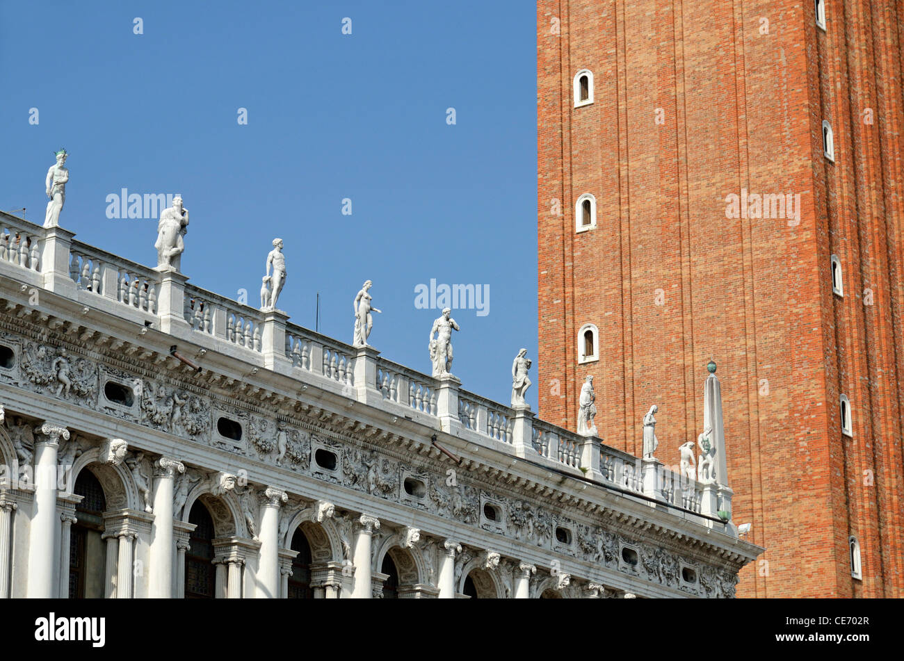 Campanile di San Marco, Piazza Venezia, Italia Foto Stock