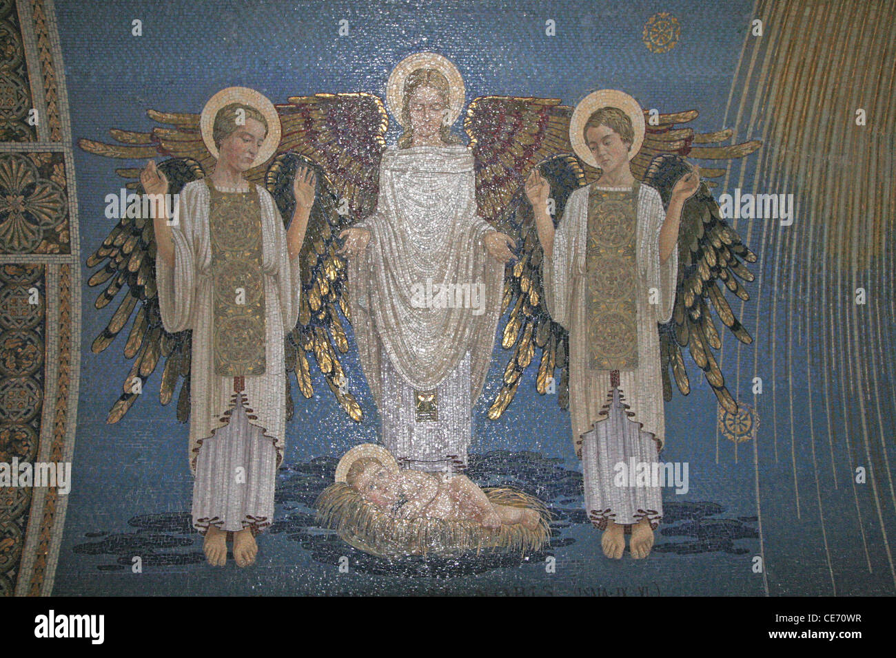 Nella Messa Rappresenta Il Sacrificio Di Gesù Mosaico raffigurante il sacrificio di Gesù, nella Basilica della