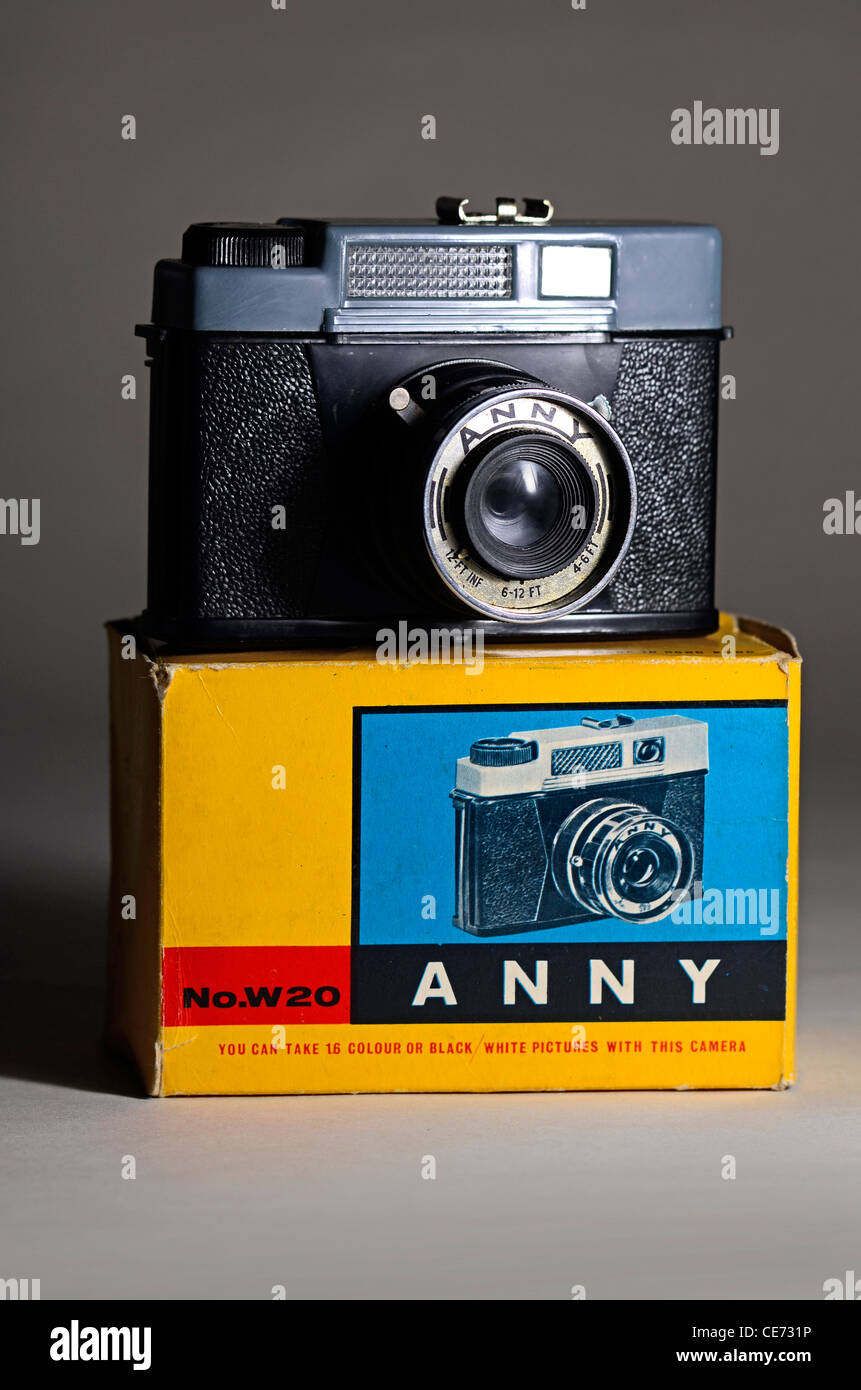 Vintage fotocamera in plastica Foto Stock