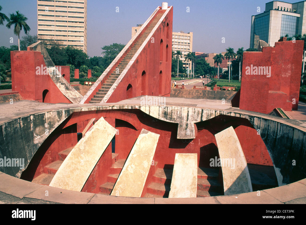 Jantar Mantar Delhi India Foto Stock
