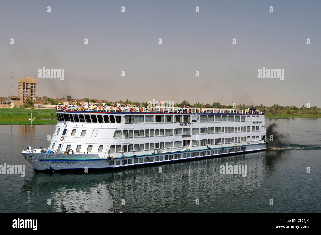 Re Tutt Fiume Nilo nave da crociera. Foto Stock