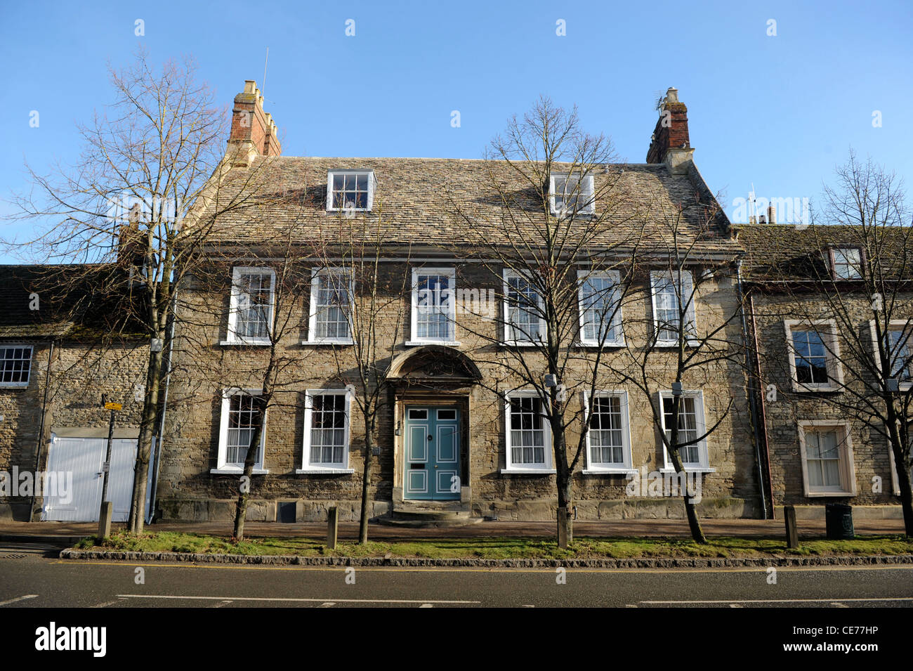 Un tipico Cotswold town house di Lechlade-on-Thames, GLOUCESTERSHIRE REGNO UNITO Foto Stock