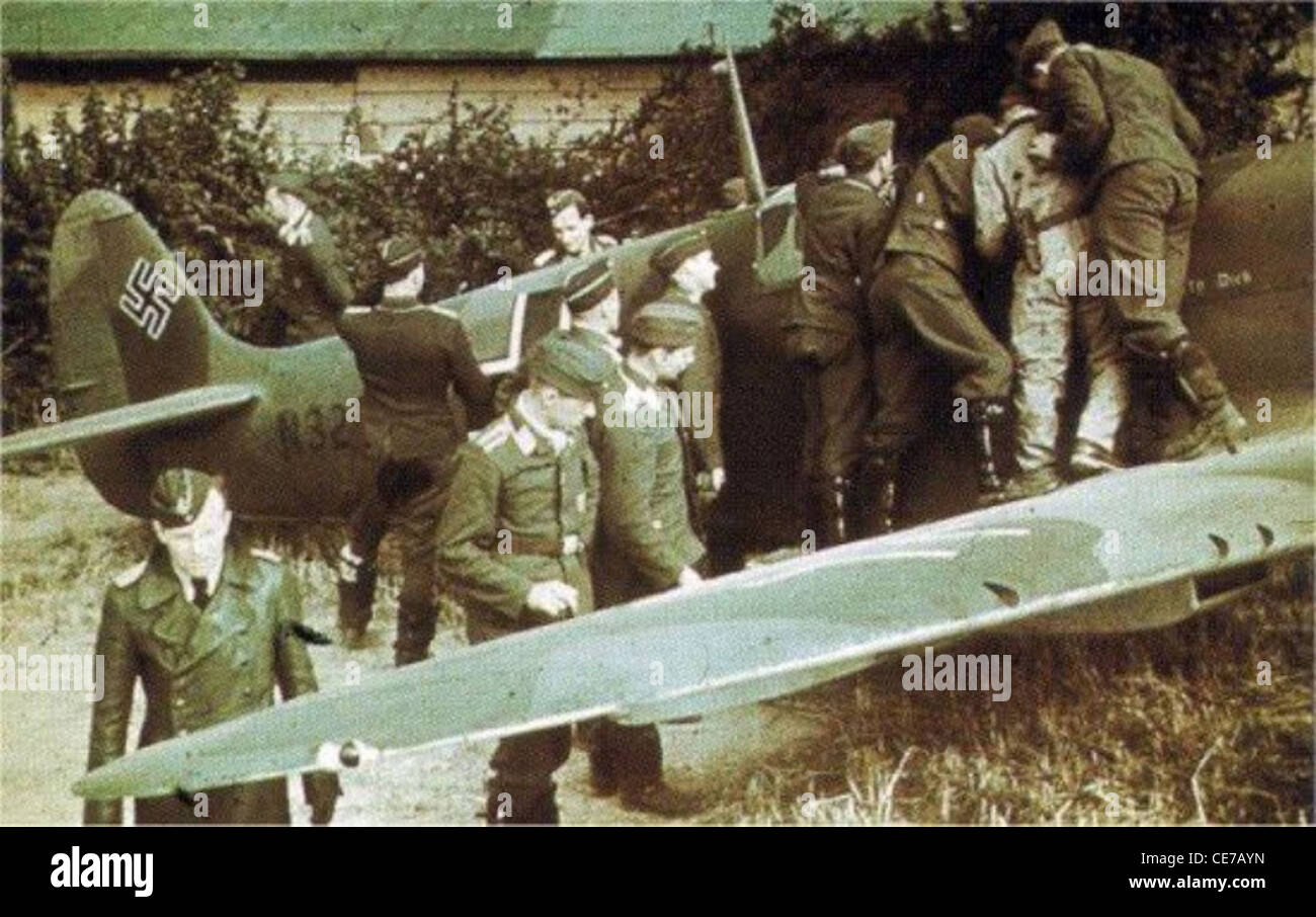 Le immagini a colori della seconda guerra mondiale Foto Stock