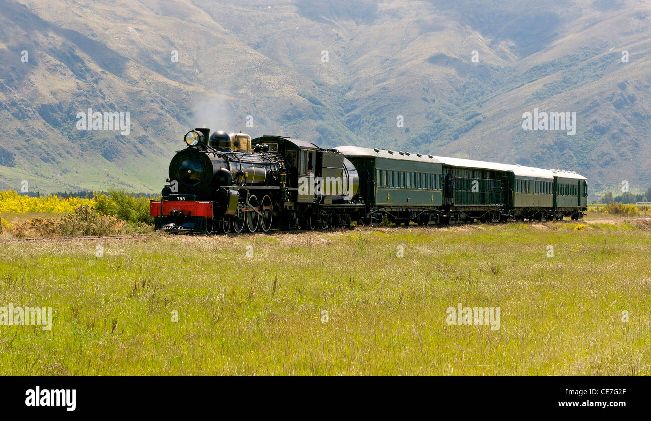 Il Kingston Flyer su una escursione turistica di Fairlight Nuova Zelanda Foto Stock