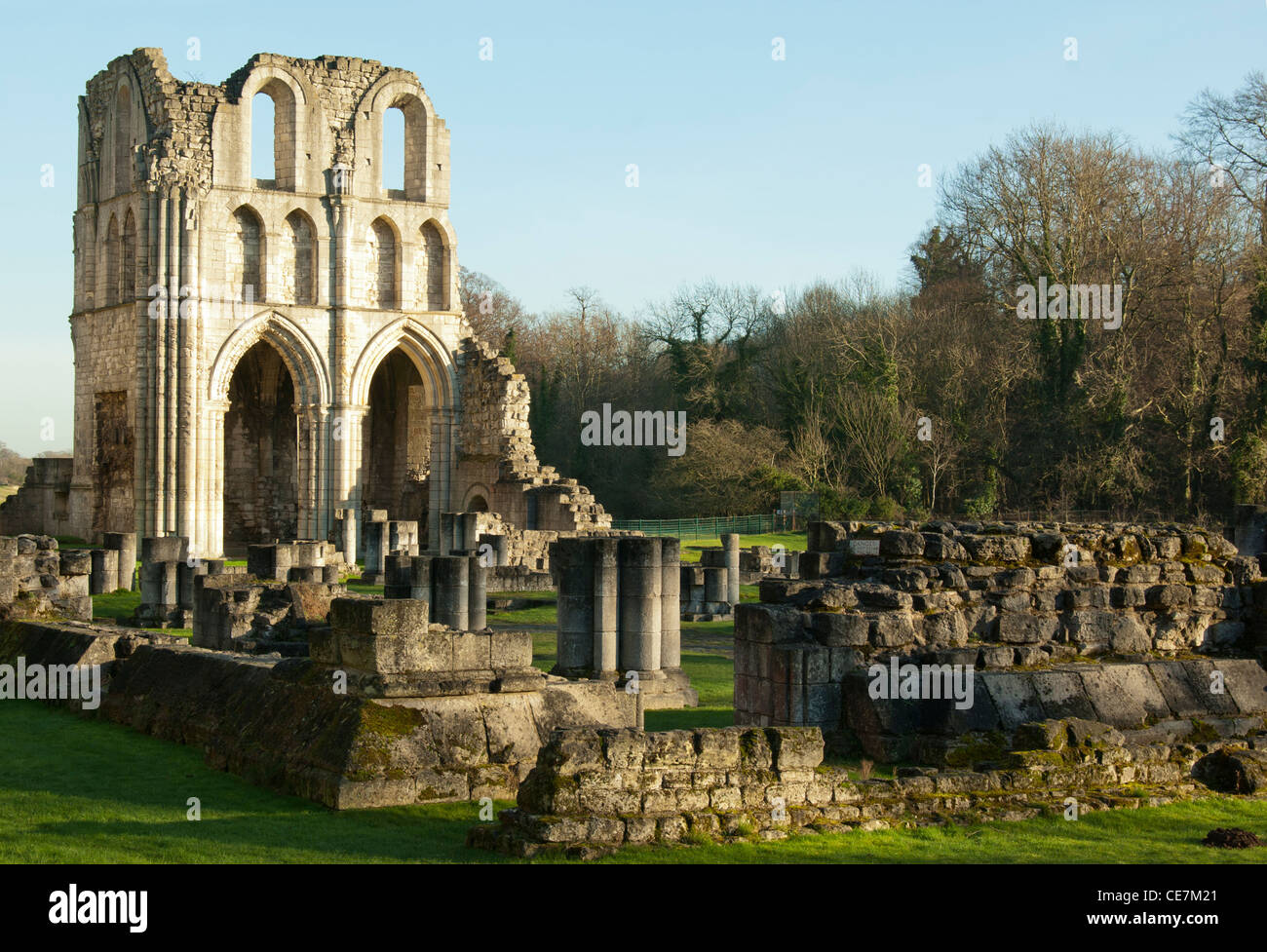 Roche Abbey, South Yorkshire, Inghilterra. Foto Stock