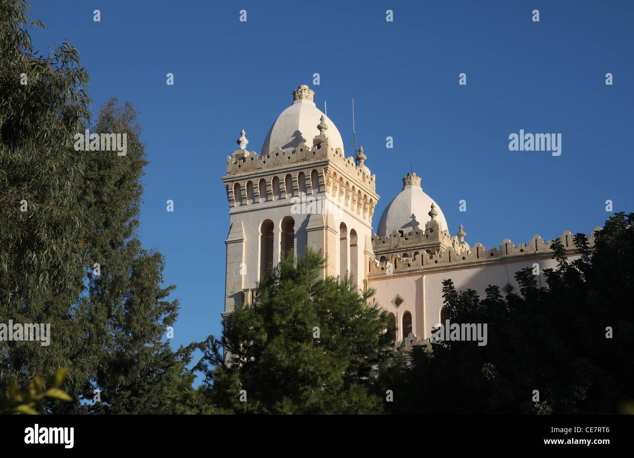 La Tunisia. Cartagine. Byrsa hill - Saint Louis cathedral Foto Stock