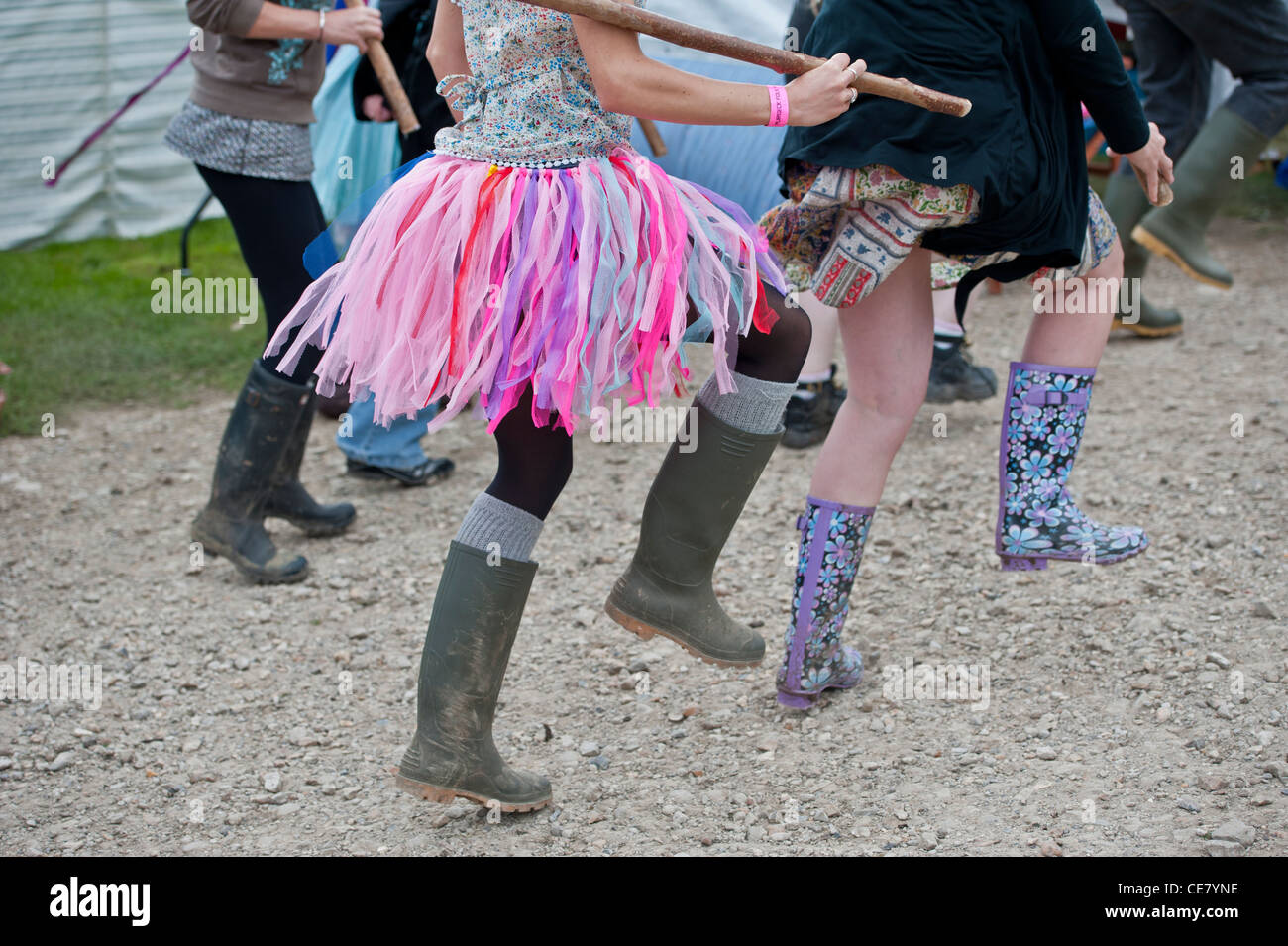 Festival Folk Dance Foto Stock