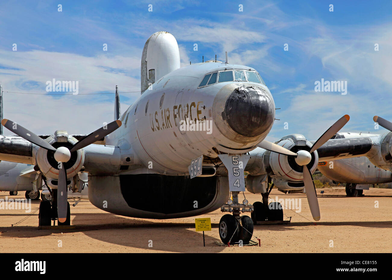 Il Lockheed CE-121 Avvertenza stella della US Air Force Foto Stock