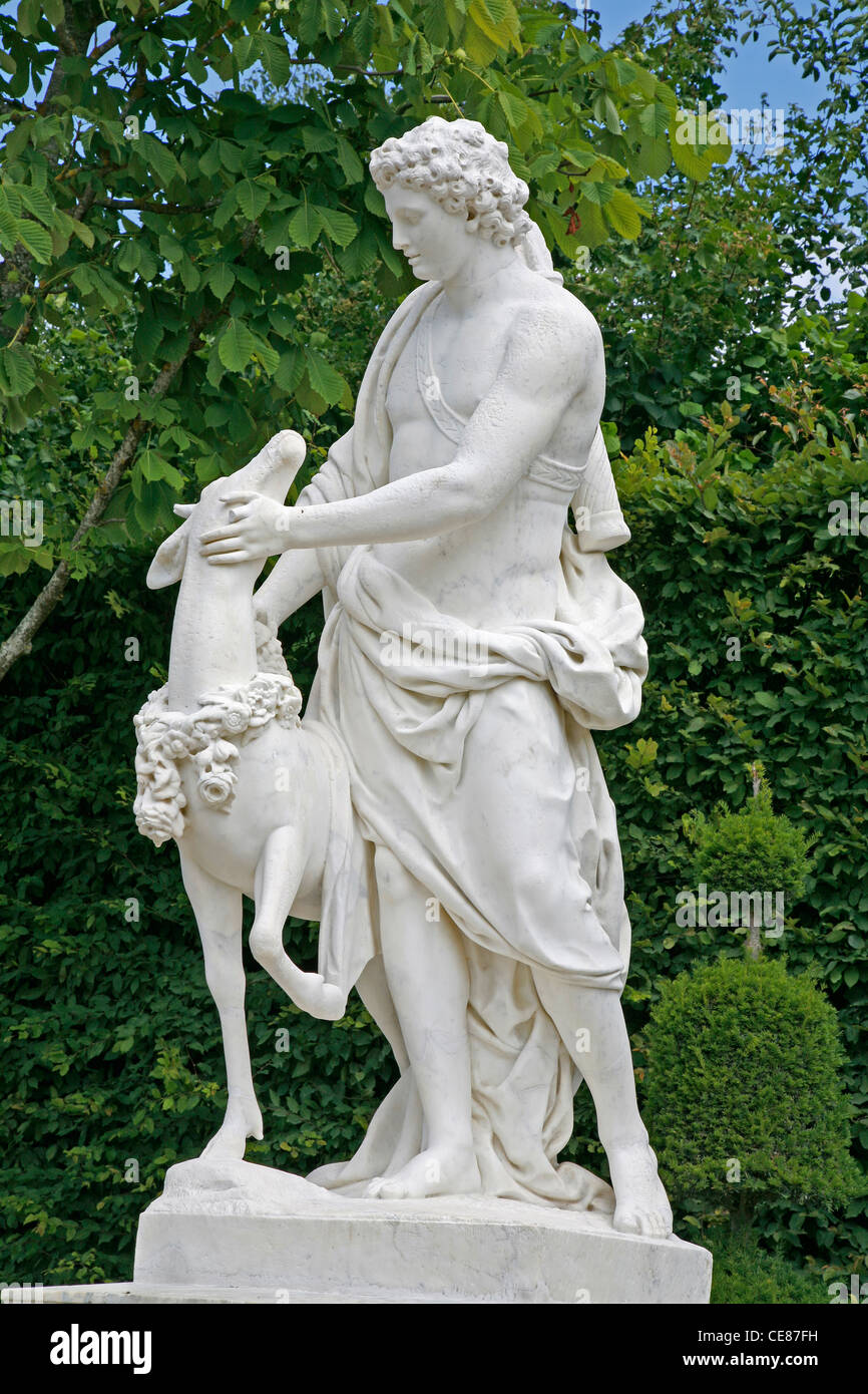 Parigi - statua da giardino del palazzo di Versailles Foto Stock