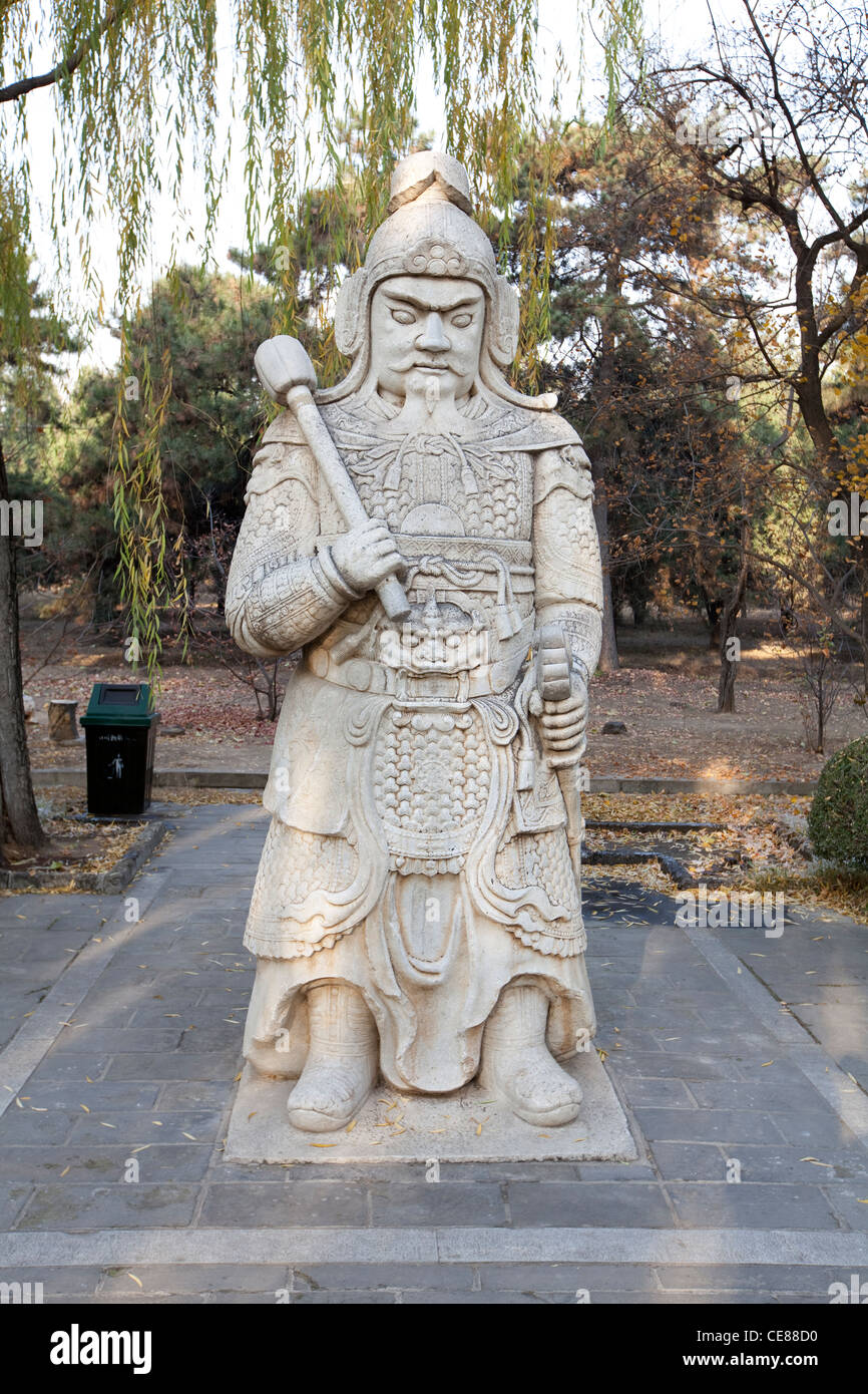 La Via Sacra delle Tombe dei Ming Foto Stock