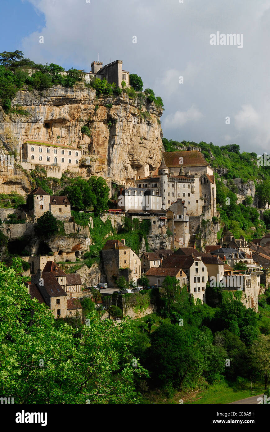 Rocamadour, Dordogne, Francia Foto Stock