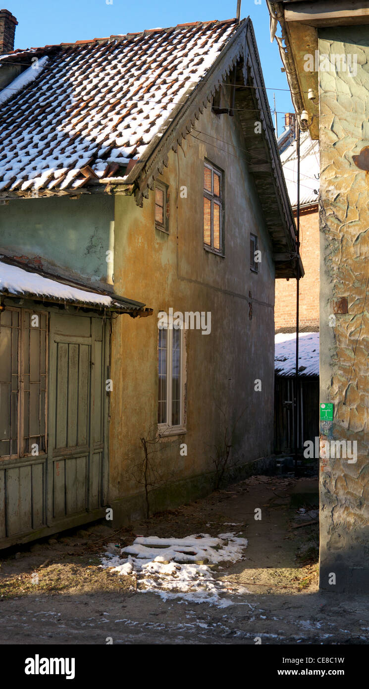 Vecchia casa di Zelenogradsk (Cranz) Foto Stock