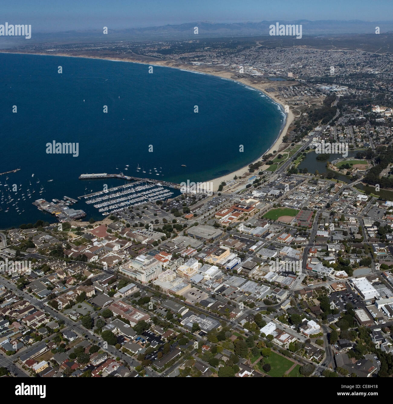 Fotografia aerea Monterey, California Foto Stock