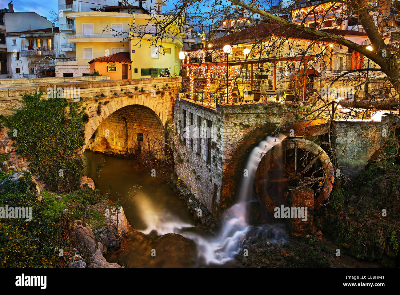 Antico Mulino Ad Acqua A Molle Krya Erkyna River Citt Di Livadia 