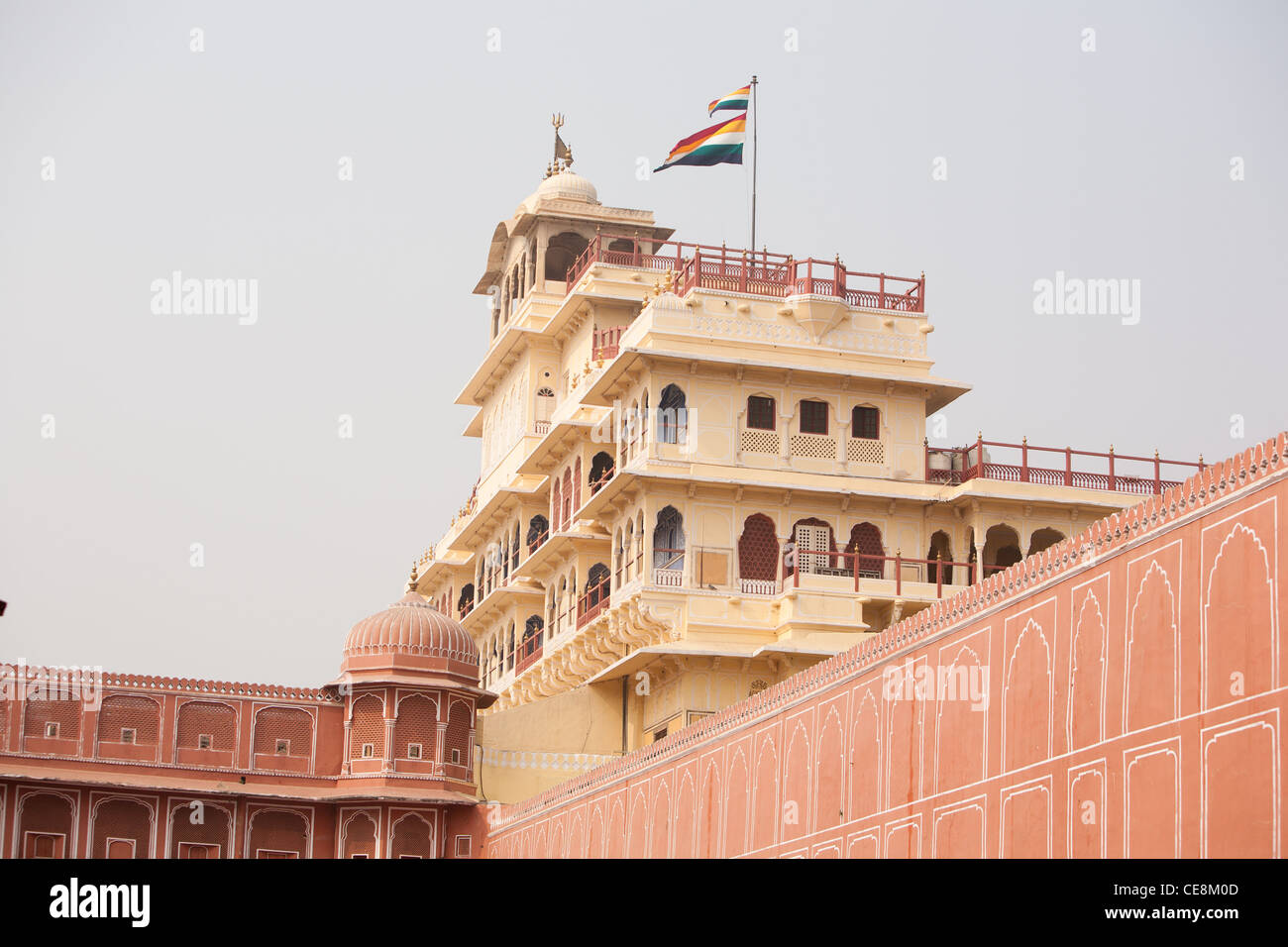 Nel palazzo di città di Jaipur, nel Rajasthan, India Foto Stock