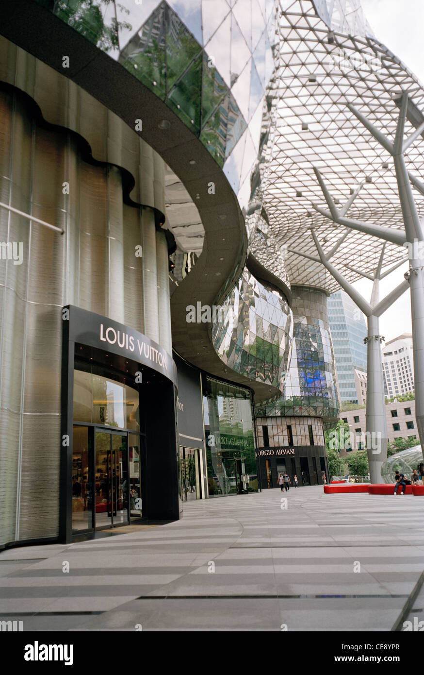 L'esclusivo e alla moda di Orchard Road e negozi alla moda di Singapore in Estremo Oriente Asia sud-orientale. La ricchezza di shopping esclusivo di modernità moderna Travel Foto Stock