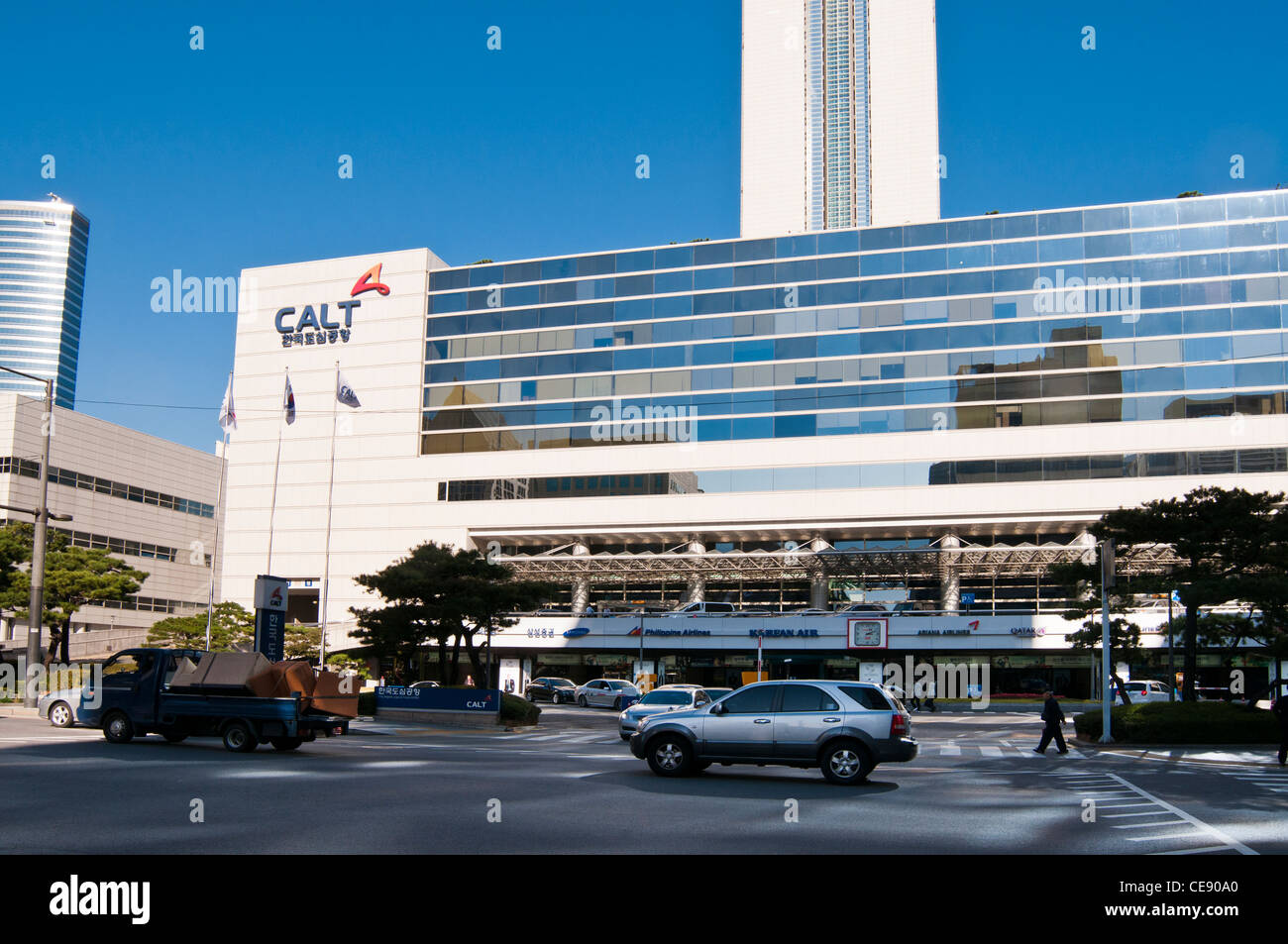 CALT, strutture aeroportuali nella città di Seul in Corea Foto Stock