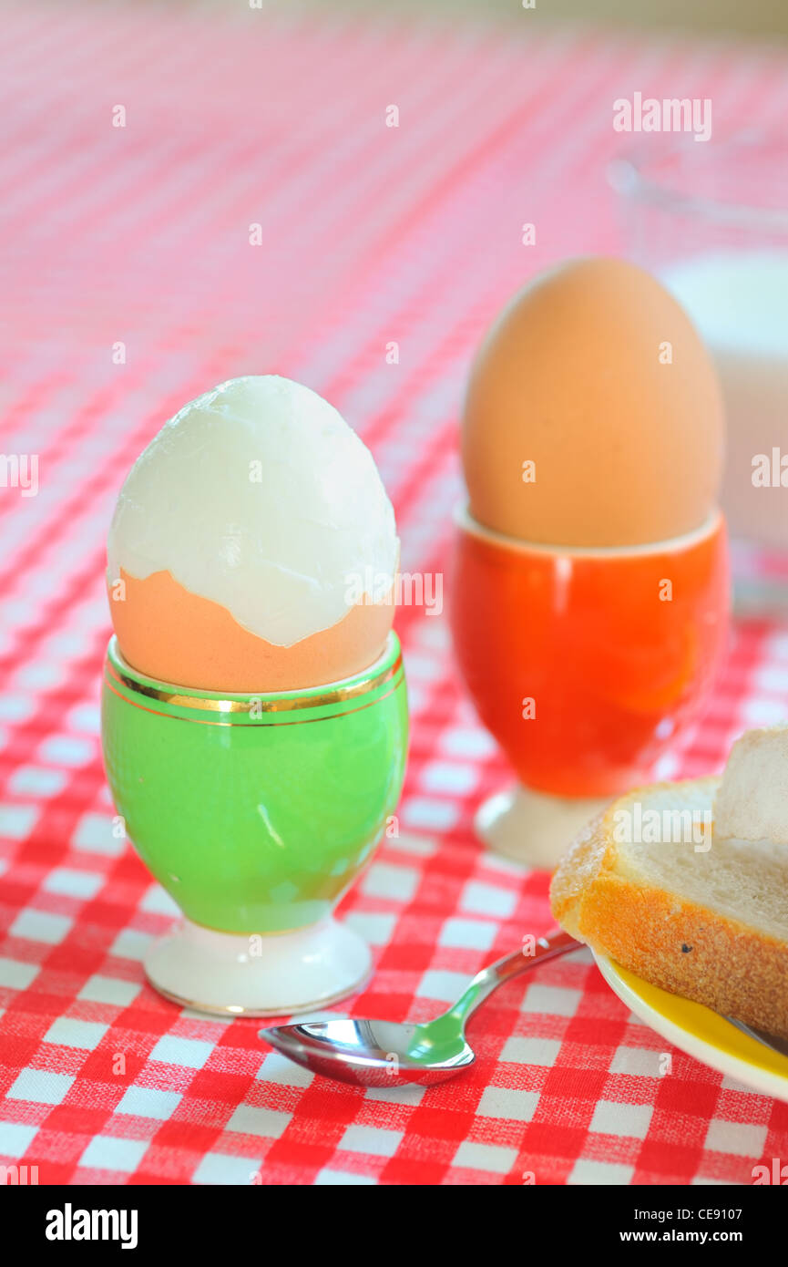 uova sode Foto Stock