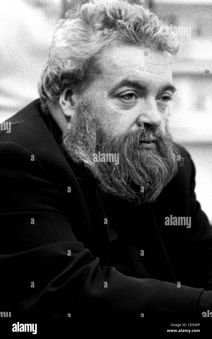 Helmut Qualtinger - *08.10.1928 - 29.09.1986: ritratto dell'attore austriaco e scrittore alla fiera del libro di Francoforte. Foto Stock