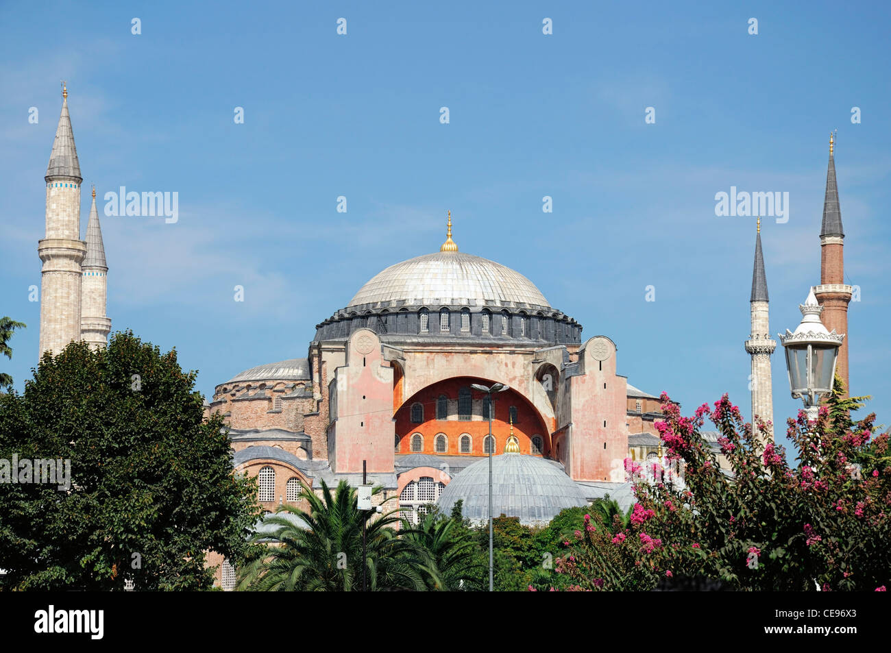 Hagia Sophia Aya Sofya ex ortodossi Patriarcale Basilica Moschea IstanbulTurkey museo Foto Stock