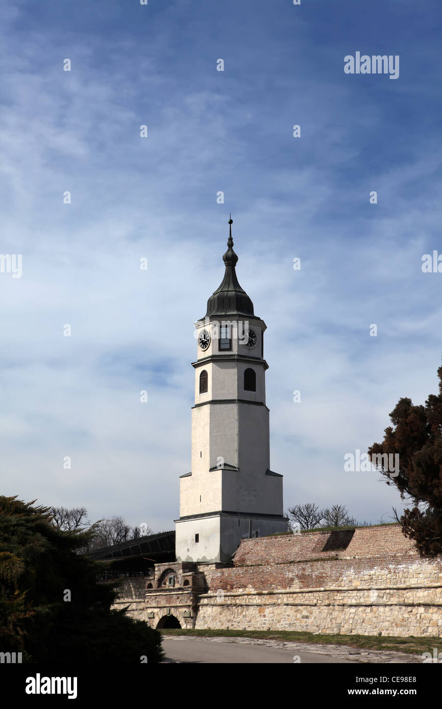 Torre dell Orologio a Belgrado in Serbia Foto Stock