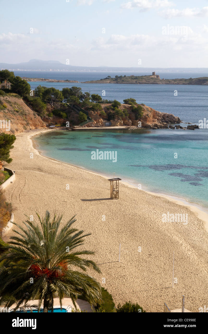 Mallorca beach in Portals Nous maiorca isole baleari Spagna Foto Stock
