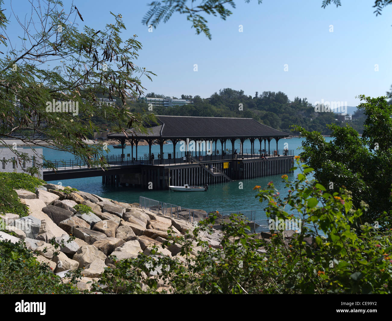 Dh STANLEY HONG KONG Blake Pier Stanley Bay Foto Stock