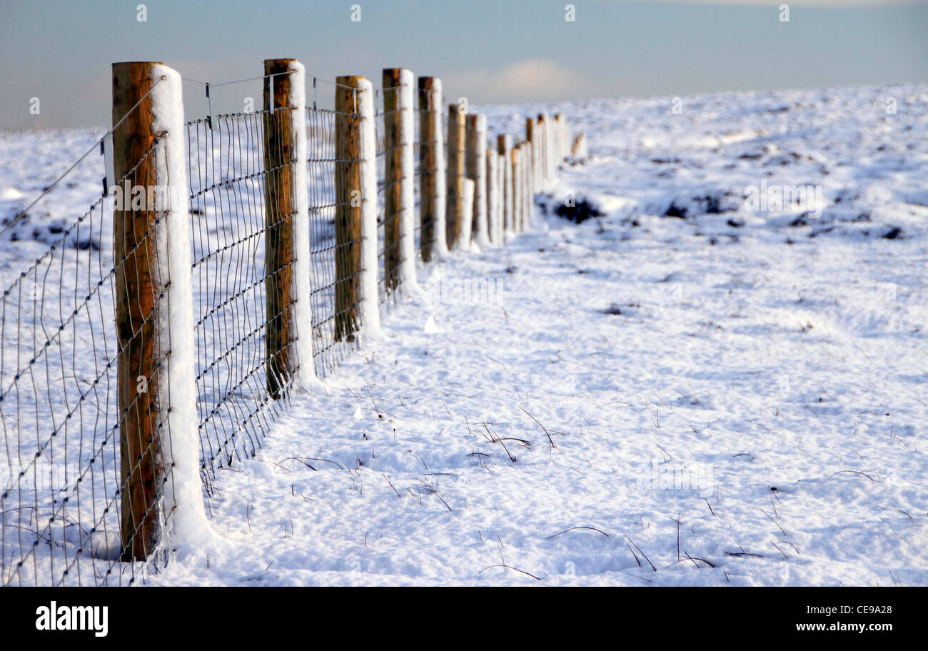 Linee principali in inverno Foto Stock
